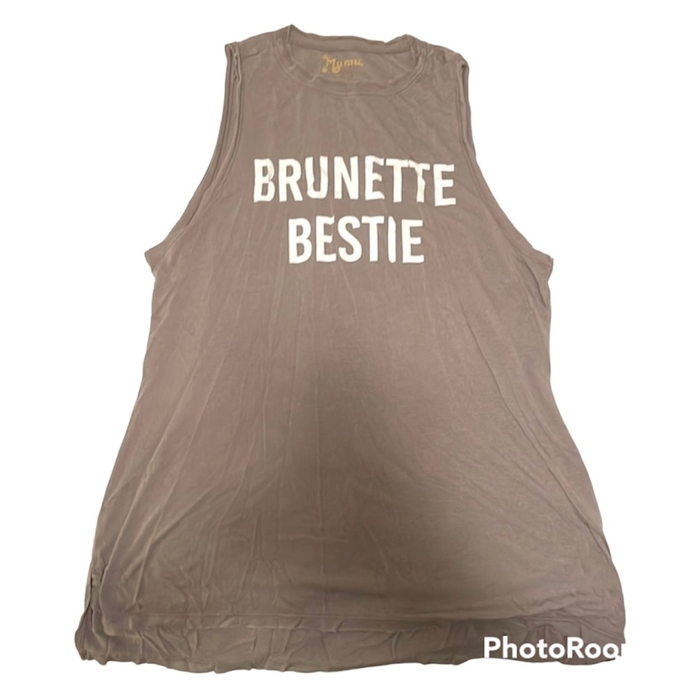 EUC S Show Me Your MuMu Brunette Bestie Tank